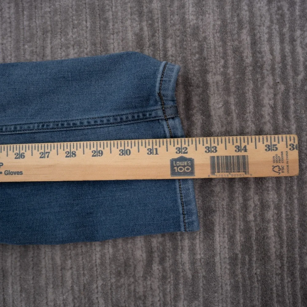 Paige Lennox Jeans Mens 38 Fit 36 Blue Excellent Slim Fit Stretch Denim Pants